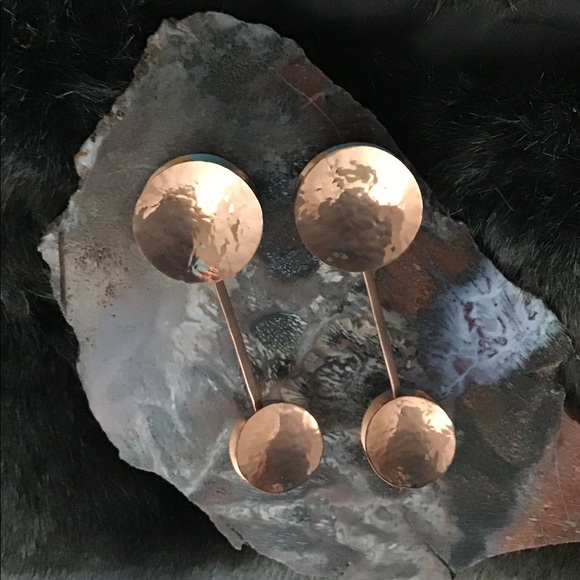 Copper earrings - Picture 1 of 1